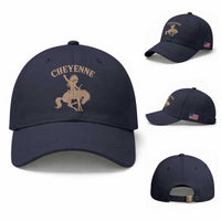 Cheyenne State Native American Cowboy Rodeo Baseball Cap