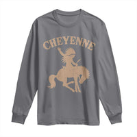 Cheyenne State Native American Cowboy Rodeo Long Sleeve Shirt