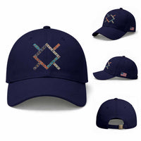 Northern Cheyenne Tribe Flag Montana Tribal Pattern Baseball Cap