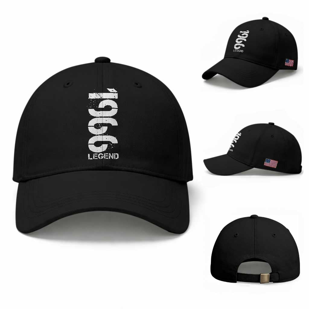 Vintage 1966 Legend Baseball Cap 60th Birthday Gifts Special Milestone