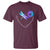 Suicide Prevention Awareness T Shirt He Will Always On My Mind Forever In My Heart Dragonfly Flower - Wonder Print Shop