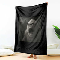 Funny Bigfoot Sasquatch Halloween The Grim Reaper Throw Blanket - Wonder Print Shop