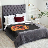 Funny Halloween Mothman Cryptid Creatures Throw Blanket - Wonder Print Shop