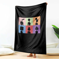 Funny Siren Head Throw Blanket Supernatural Cryptid Horror Monster - Wonder Print Shop