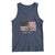 Dirt Bike Woman Rider Tank Top American Flag Motocross Biker