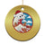 Funny Christmas Christmas Ornament Santa Tsunami Is Eating Ginger Bread Xmas - Wonder Print Shop