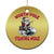 Funny Xmas Fishing Christmas Ornament North Pole Fishing Hole Cute Santa - Wonder Print Shop