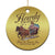 Western Xmas Christmas Ornament Howdy Christmas Blaze The Trail To Joy Cowboy Santa - Wonder Print Shop