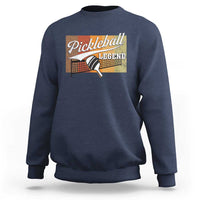 Funny Pickleball Legend Sweatshirt Pickleball Player Retro Sport Lover - Wonder Print Shop