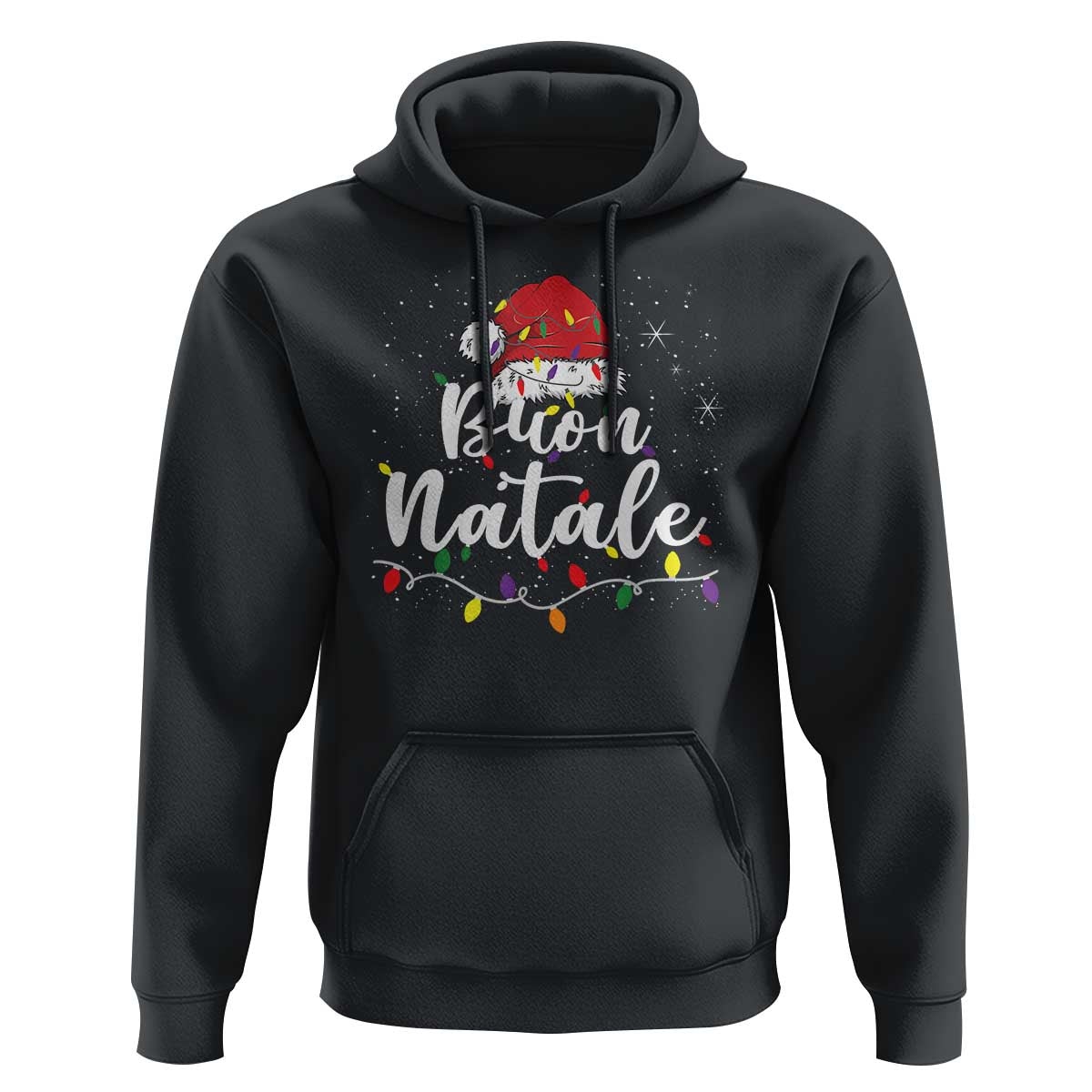 Funny Buon Natale Hoodie Italian Christmas Italy Pride Santa Hat