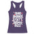 Funny Skibidi Rizz Gyatt Ohio Sigma Valentine's Day Racerback Tank Top