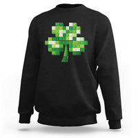 Funny St Patricks Day Shamrock Building Blocks Bricks Sweatshirt