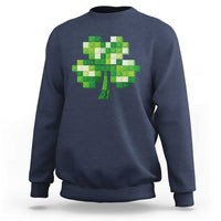 Funny St Patricks Day Shamrock Building Blocks Bricks Sweatshirt