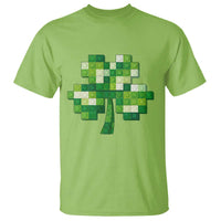 Funny St Patricks Day Shamrock Building Blocks Bricks T Shirt