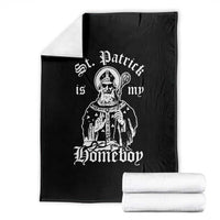 Saint Patrick Is My Homeboy Throw Blanket Funny St Patricks Day