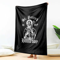 Saint Patrick Is My Homeboy Throw Blanket Funny St Patricks Day