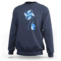 Child Abuse Prevention Awareness Sweatshirt Pinwheel Elephant