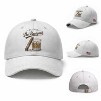 I Will Be In The Backyard Funny Bourbon Cigar Lover Baseball Cap