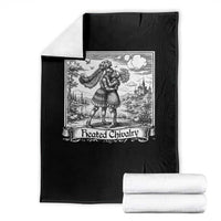 Heated Chivalry Medieval Knights Kissing LGBT Pride Throw Blanket