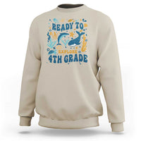 Sand sea-animal 4th grade sweatshirt with “Ready to Explore” front graphic