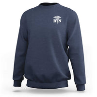 RN Registered Nurse Healthcare Caduceus Staff Sweatshirt