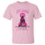 Breast Cancer Awareness T Shirt My Hero Is Now My Angel Pink Ribbon Cancer Warrior - Wonder Print Shop