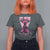 Breast Cancer Awareness T Shirt For Women My Hero Is Now My Angel Pink Ribbon Cancer Warrior - Wonder Print Shop