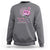 Breast Cancer Awareness Sweatshirt Flock you Cancer Flamingo Flower Pink Ribbon - Wonder Print Shop