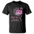 Breast Cancer Awareness T Shirt Flock you Cancer Flamingo Flower Pink Ribbon - Wonder Print Shop