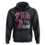 Breast Cancer Awareness Hoodie Walking For The Cure Pink Ribbon Footprints