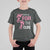 Breast Cancer Awareness T Shirt For Kid Walking For The Cure Pink Ribbon Footprints - Wonder Print Shop