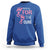 Breast Cancer Awareness Sweatshirt Walking For The Cure Pink Ribbon Footprints - Wonder Print Shop