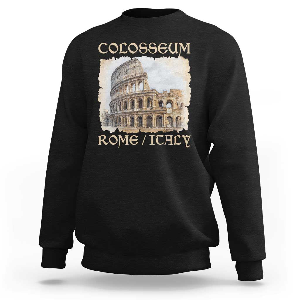 Rome Colosseum Italy Vintage Roman Amphitheatre Ancient Sweatshirt