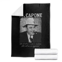 Al Capone Throw Blanket Lets Call Me An Organizer American Gangster Mafia - Wonder Print Shop