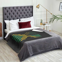 Jamaican American Distressed Patriotic Flag Throw Blanket - Wonder Print Shop