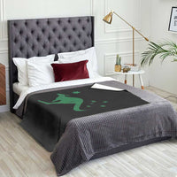 Australia Kangaroo with Federation Star Aussie Roots Throw Blanket
