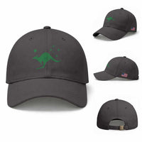 Australia Kangaroo with Federation Star Aussie Roots Baseball Cap