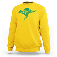 Crikey Australian Kangaroo Oz Slang Australia Sweatshirt