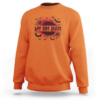 Funny Halloween Bat Shit Crazy Sweatshirt Horror Spider Web - Wonder Print Shop
