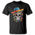 Day Of The Dead T Shirt Sugar Skull Dia De Los Muertos Halloween Flower - Wonder Print Shop