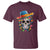 Day Of The Dead T Shirt Sugar Skull Dia De Los Muertos Halloween Flower - Wonder Print Shop