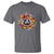 Day Of The Dead T Shirt Pumpkin Sugar Skull Halloween Flowers - Wonder Print Shop