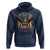 Veterans Hoodie Land Of The Free Thanks To The Brave American Flag Eagle