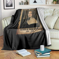 Sarah Josepha Hale Throw Blanket Mother Of Thanksgiving - Wonder Print Shop