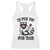 Funny Valentine's Day Racoon Racerback Tank Top I'd Pick You Over Trash Rose