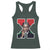 Malcolm X Black History Month Black Liberation Flag Racerback Tank Top