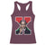 Malcolm X Black History Month Black Liberation Flag Racerback Tank Top