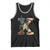 Malcolm X Tank Top Black History Leaders American Flag