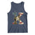 Malcolm X Tank Top Black History Leaders American Flag