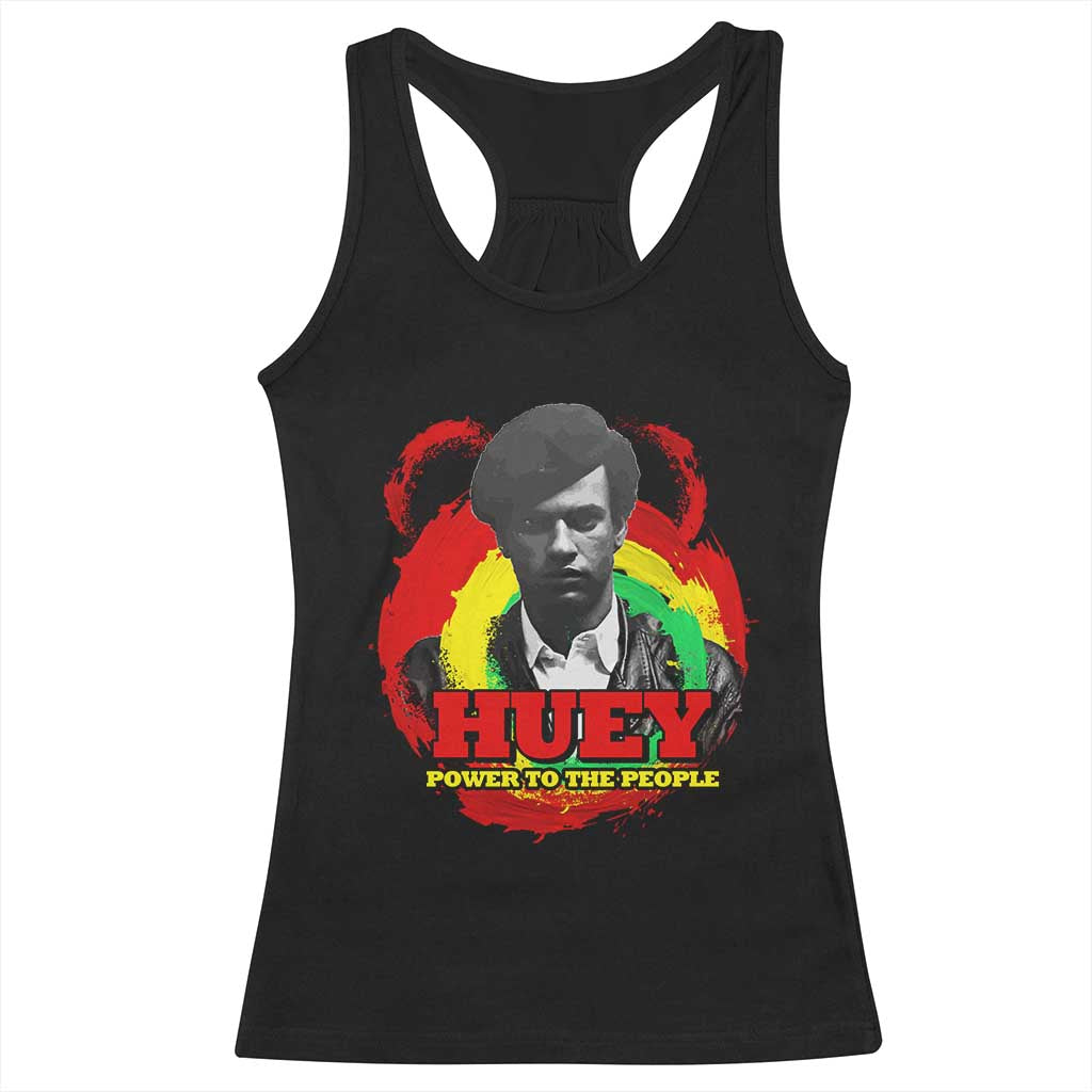 Huey P Newton Racerback Tank Top Power To The People Black History Month